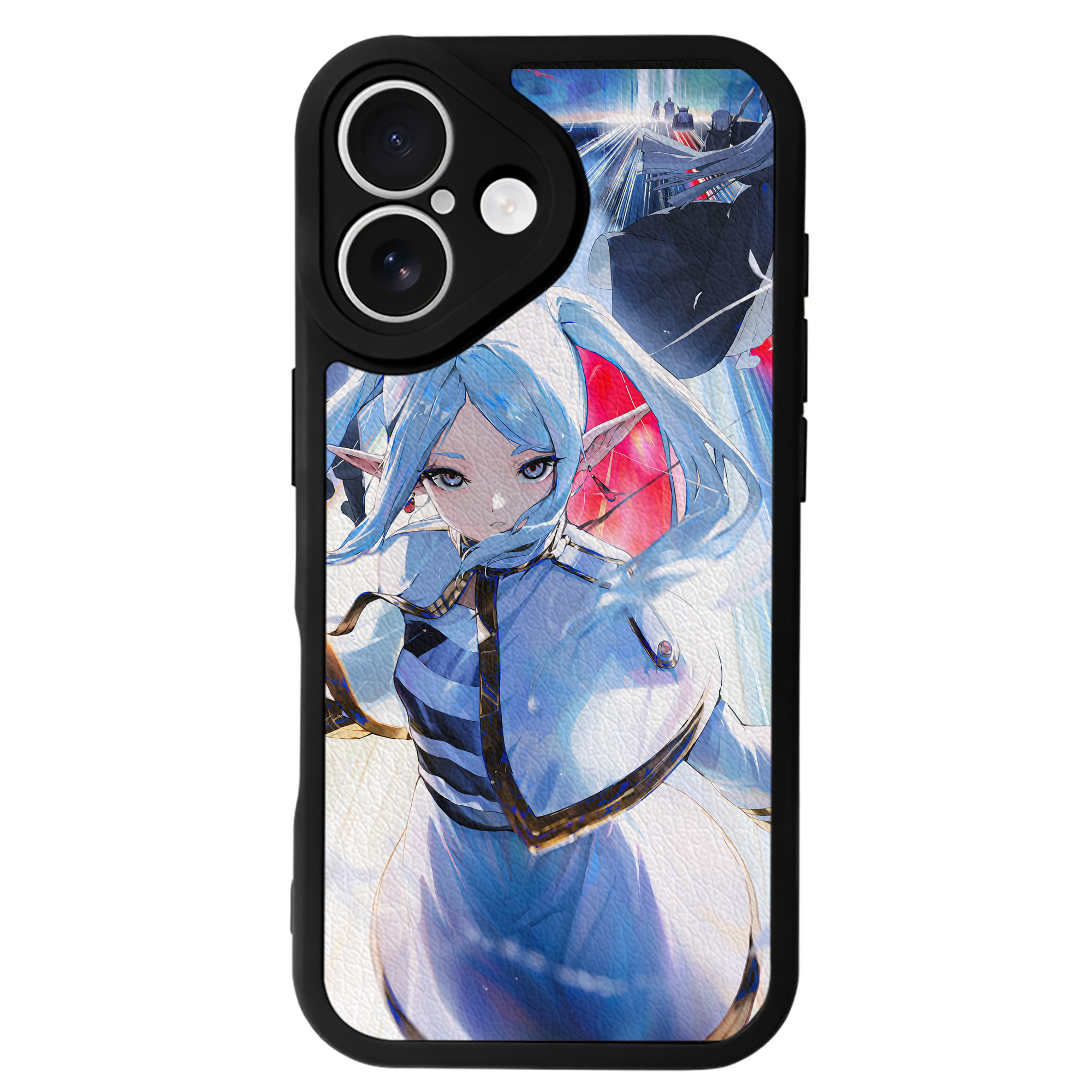 （画像用） 葬送のフリーレン Frieren 【iPhone 16シリーズ対応】シリコンスマホケース（レザー調） 材質：シリコン